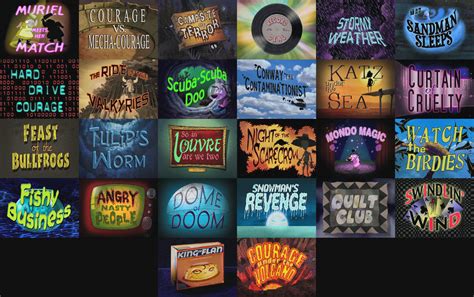 Courage The Cowardly Dog Title Cards Season Three By Brutus Maximus On