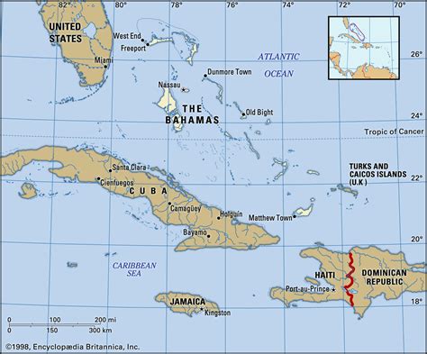 Map Of The Bahamas Map Of The World