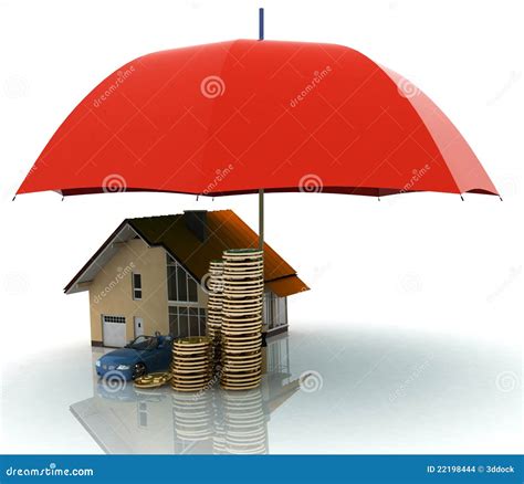 Protection Of Property Stock Illustration Illustration Of Safe 22198444