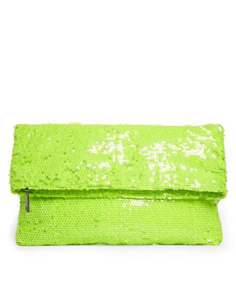 Asos Sequin Foldover Clutch Clutch Bag Bags Foldover Clutch