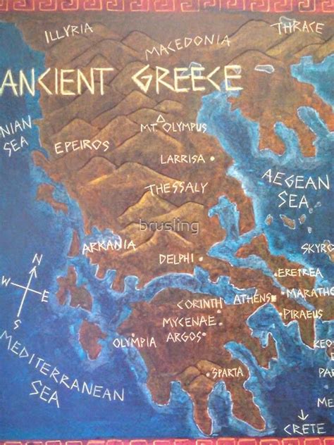 Ancient Greece Mythology Ancient Greece Map Ancient Greece Aesthetic