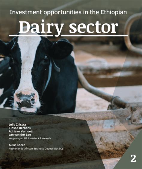 Pdf Investment Opportunities In The Ethiopian Dairy Sector