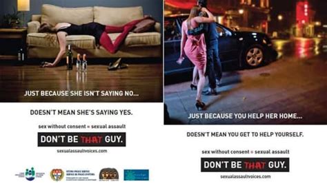 Blunt Anti Sex Assault Ads Target Men Cbc News