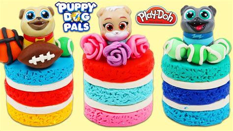 Shop for play doh puppies playset online at target. How to Make Cute Puppy Dog Pals Play Doh Cakes with Bingo & Rolly | Fun & Easy DIY Play Dough ...