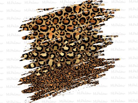 Glitter Distressed Leopard Print Burlap Golden Wood Png Etsy