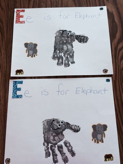 Ee Is For Elephant Letter Crafts Cute Crafts Kids Learning Elephant
