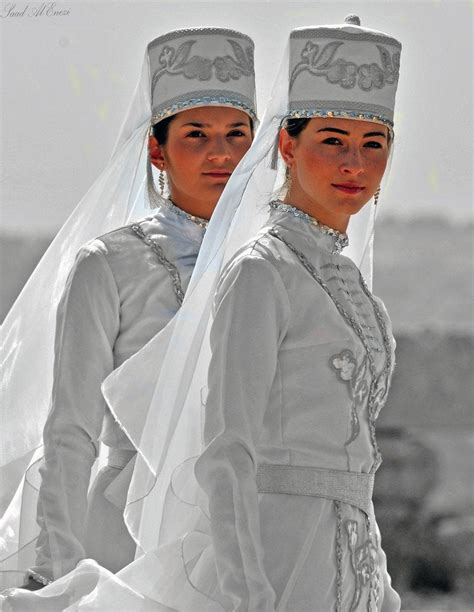 Beautiful Circassian Ladies In The Citadel Hill Of Amman Amman Jordan