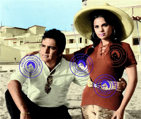 Feroz Khan During Shot Apradh 1972 Rare Photos ~ Feroz Khan Fk