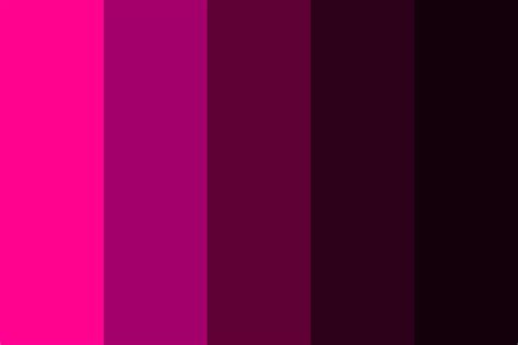 Dark To Pink Color Palette
