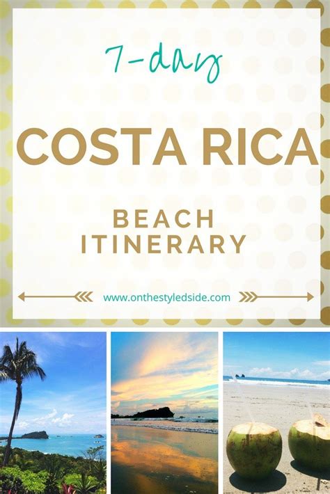 Perfect Costa Rica 7 Day Beach Itinerary See Where To Stay Play Eat