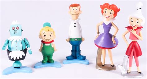 Set Of 5 Le The Jetsons Hand Painted 8 Figurines With Rosie The