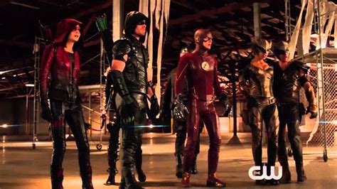 The Flash And Arrow Extended Crossover Trailer Youtube