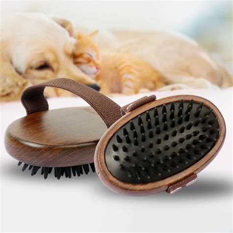 Dog Bath Brush For Dog Comb Bathing Premium Handmade Brush Long Hair