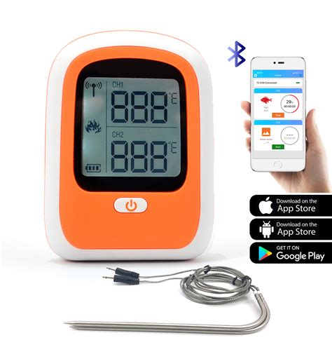 This way, any phone or tablet with the meater app and on the same wifi network will be able to monitor your cook! 2020 Newest Dual- Probe BBQ Waterproof Itant Read Wireless ...