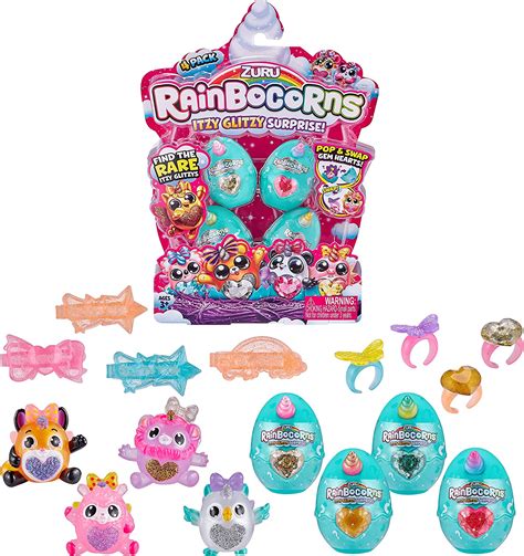 Rainbocorns ITZY GLITZY SURPISE Collectible Eggs By ZURU Amazon Co Uk Toys Games