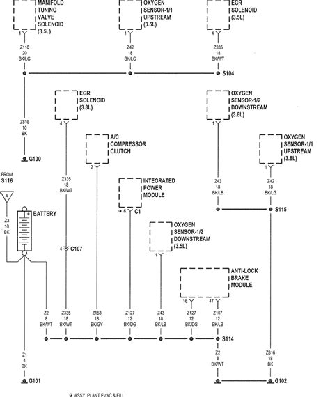 2006 Chrysler Pacifica Wiring Diagrams