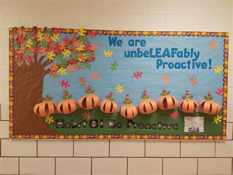 Leader In Me 7 Habits Of Healthy Kids Habit 1 Be Proactive Fall