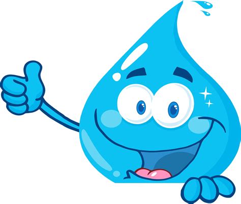 Thumbs Up Clipart Water Drop Cartoon 1200x900 Png Clipart Download