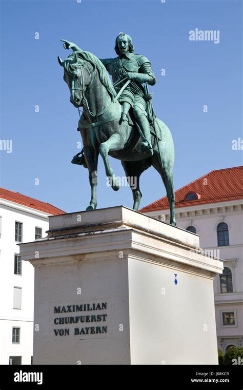 Maximilian Elector Of Bavaria Statue In Munichbavaria Stock Photo Alamy