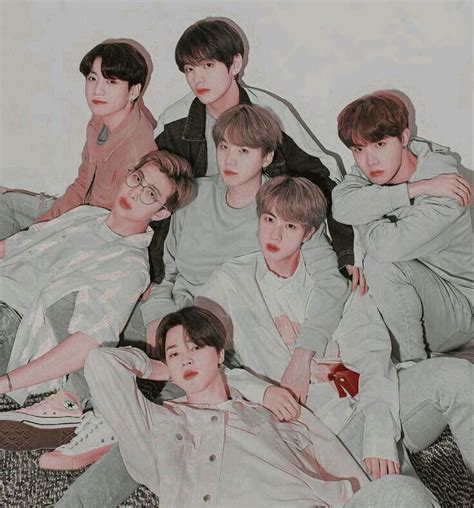 Find aesthetic bts wallpapers hd for desktop computer. Pin by ʕ⁎̯͡⁎ʔ༄ on BTS Group Board | Bts group picture, Bts ...