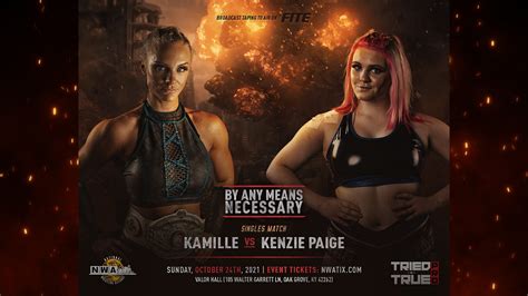 Kamille Vs Kenzie Paige Nwa By Any Means Necessary Alliance