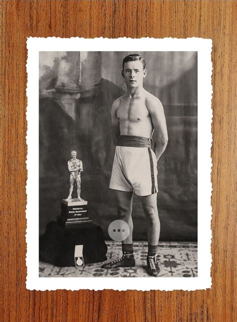 Vintage Photo Of Handsome Shirtless Boxer Fighter Gay Art Etsy