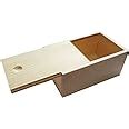 Amazon StarMall Wooden Unfinished Storage Box With Slide Top