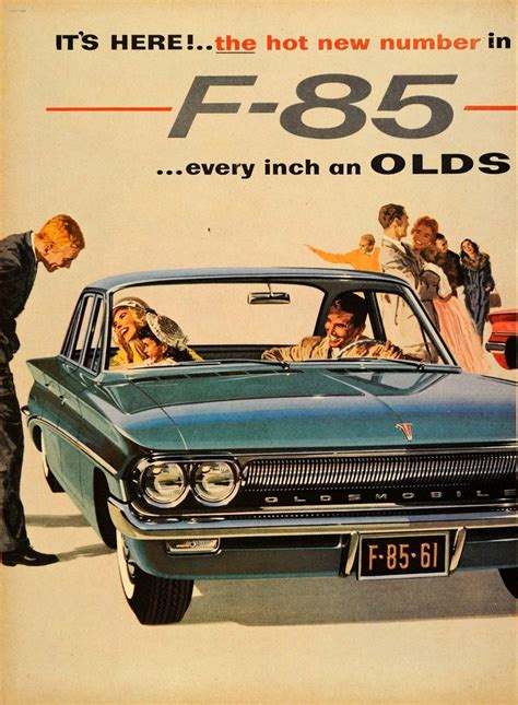 1960 Ad Oldsmobile F 85 General Motors Rockette Auto Original