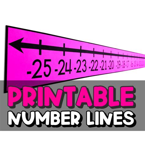 Number Line To 25 Cute Free Printables And Blank Worksheets Number