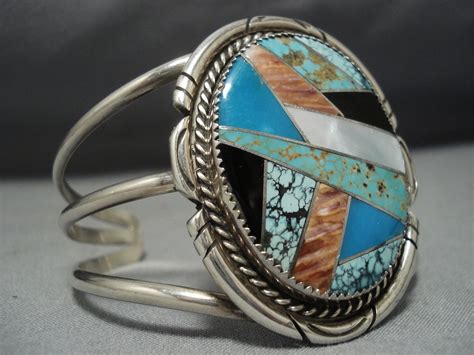 Museum Quality Vintage Native American Jewelry Navajo Royston Turquois