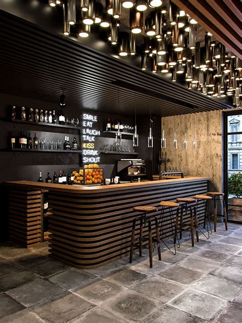 Bandb Beer And Burger Restaurant Interior Design Home Bar Designs Bar