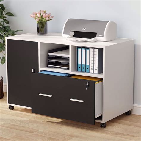 Your average vertical file cabinet is 28½. Tribesigns Large File Cabinet with Lock and Drawer, Modern ...