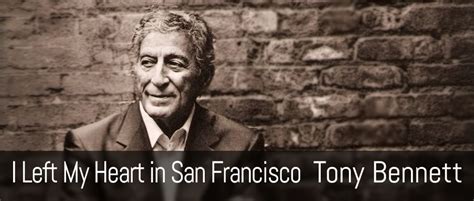 I Left My Heart In San Francisco Tony Bennett Guitar Arr