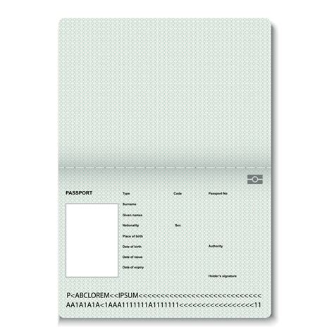 Blank Passport Pages
