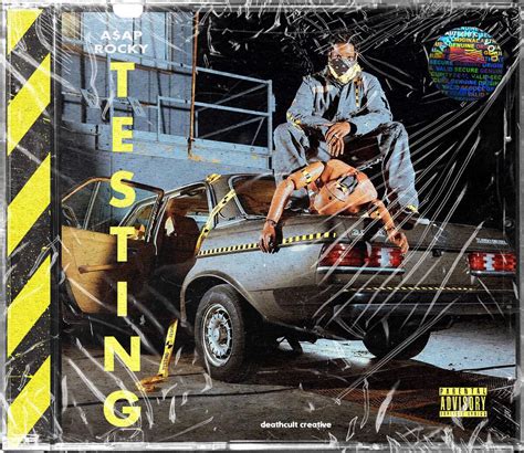 Asap Rocky “testing” Never Tried A Hip Hop Cover Art Before So Wanted Give It A Shot Back