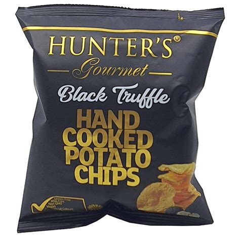 Buy Hunters Gourmet Hand Cooked Potato Chips Black Truffle 40g Online