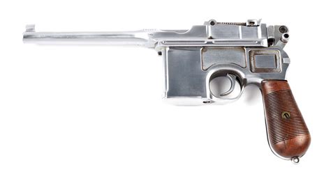 C In The White Pre War Commercial Mauser C96 Semi Automatic Pistol
