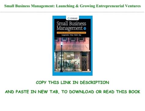 Download Small Business Management Launching And Growing
