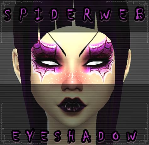 My Sims 4 Blog Spiderweb Eye Shadow By Decayclownsims