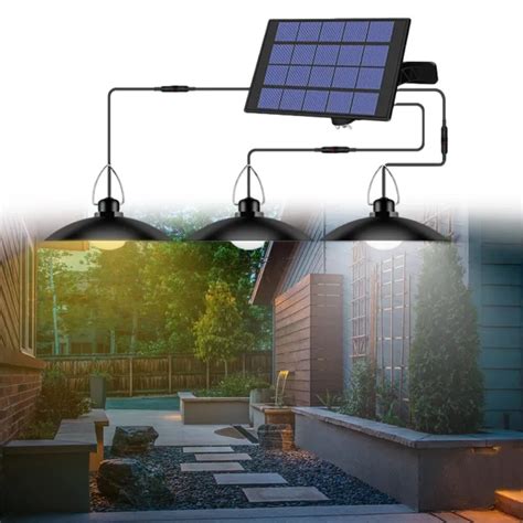 Outdoor Led Solar Light Shed Lights With Panel Waterproof Indoor