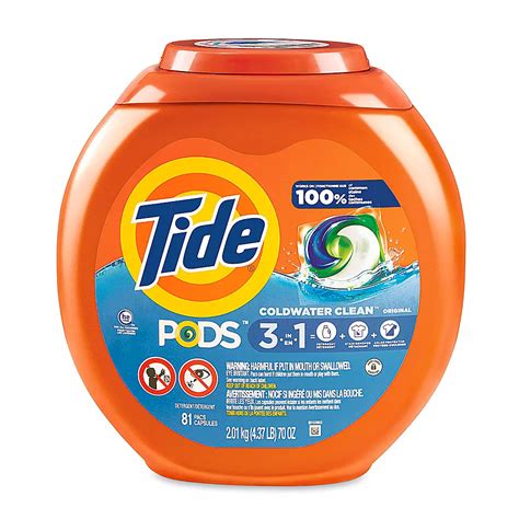 Tide® High Efficiency Pods® Laundry Detergent 81 Count S 24828 Uline