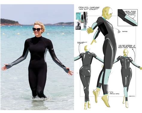 Princess Charlene Of Monaco Swim Suit — Edward Harber Design Associates Princess Charlene