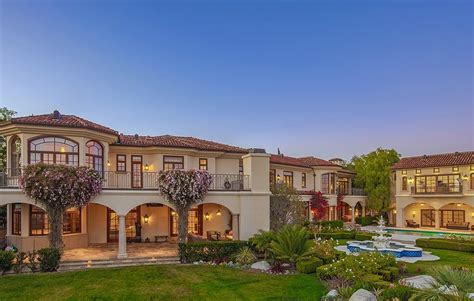 Eileens Home Design Mediterranean Mansion For Sale In Los Angeles Ca