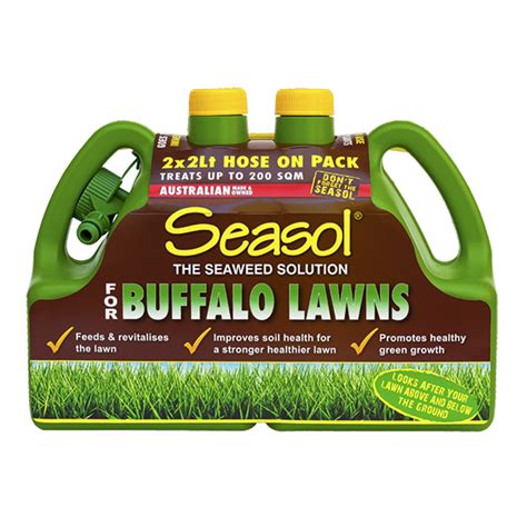 seasol 2l buffalo lawn fertiliser twin pack bunnings warehouse