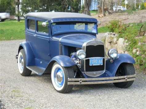 1930 1931 Ford Model A 2 Two Door Tudor Sedan Hot Rod Rat Street Rod Chopped 4 Classic Ford