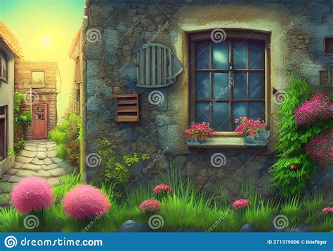 Sunset Serenity On The Cliff Edge Stock Photography | CartoonDealer.com