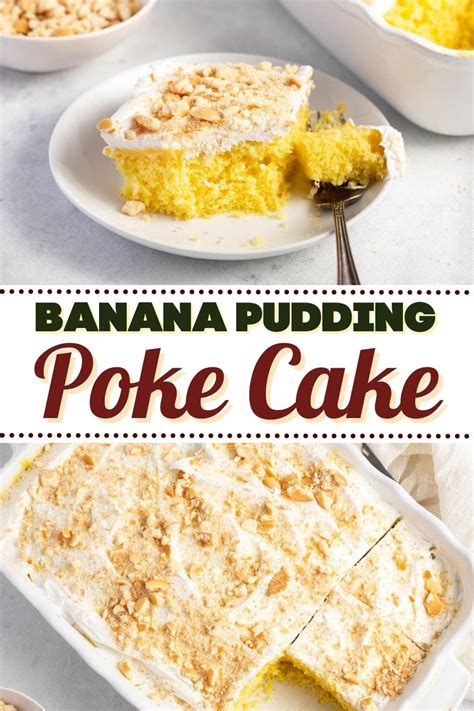 Banana Pudding Poke Cake Easy Recipe Insanely Good