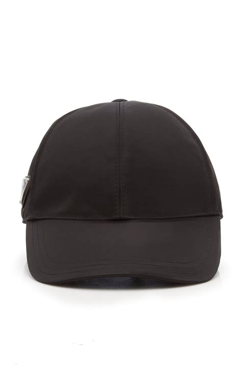 Prada Nylon Baseball Cap S Black Editorialist