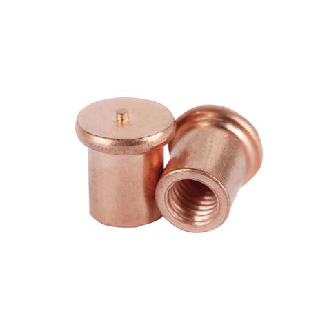 It Type Copper Plated Internal Thread Capacitor Discharge Weld Studs
