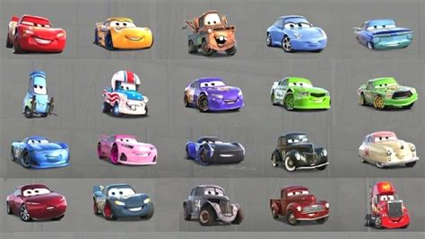 Cars 3 Movie Characters